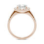 Cushion-Cut Moissanite Halo Ring in 14K Rose Gold &#40;2 5/8 ct. tw.&#41;