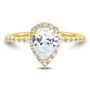 lab grown diamond pear-shaped engagement ring in 14K gold &#40;1 3/4 ct. tw.&#41; 