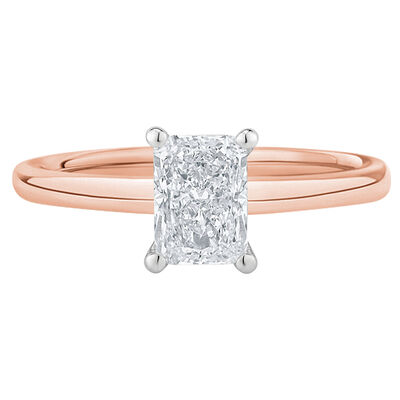 Lab Grown Diamond Radiant-Cut Solitaire Ring (1 ct.)