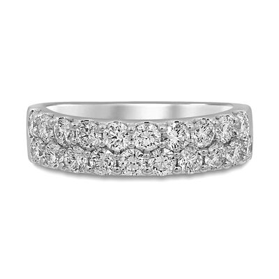 Wide Diamond Anniversary Band in 14K White Gold (1 1/2 ct. tw.)