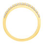 Diamond Double-Row Anniversary Band in 10K Gold &#40;1/2 ct. tw.&#41;