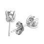 Round Diamond Illusion Stud Earrings in 10K White Gold &#40;1/2 ct. tw.&#41;