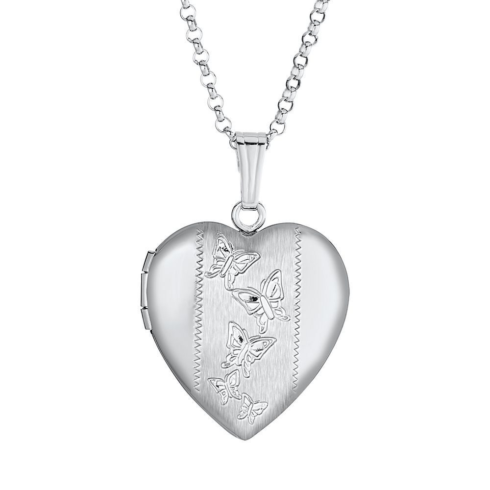 Heart locket necklace,chain necklace,silver chain locket necklace,toggle  clasp chain necklace,photo locket necklace,silver heart necklace