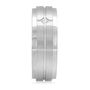 Men&#39;s Diamond Band in Stainless Steel, 8MM
