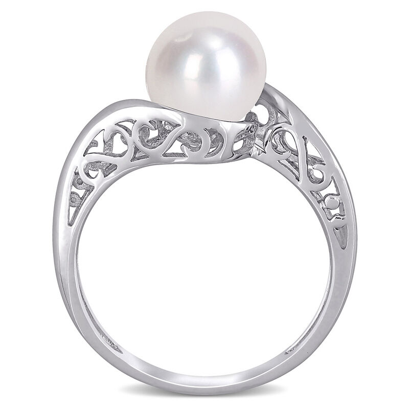 Freshwater Cultured Pearl Ring in 10K White Gold