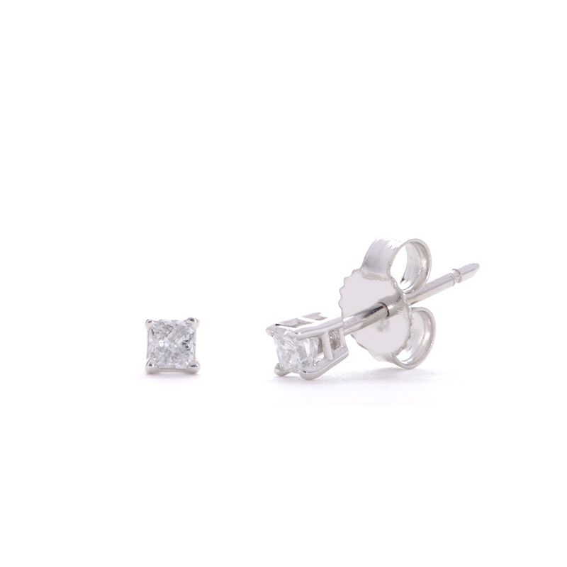 1/7 ct. tw. Diamond Stud Earrings in 10K White Gold