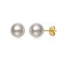 Ayoka Cultured Pearl Stud Earrings in 14K Yellow Gold