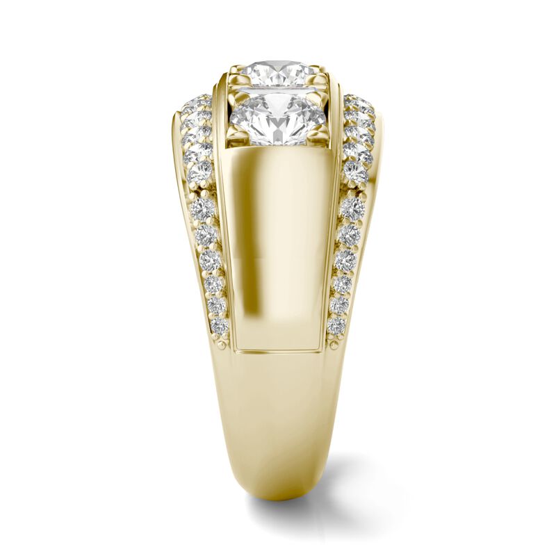 Men&#39;s Lab Grown Diamond and Diamond Ring in 14K Yellow Gold &#40;2 3/8 ct. tw.&#41;
