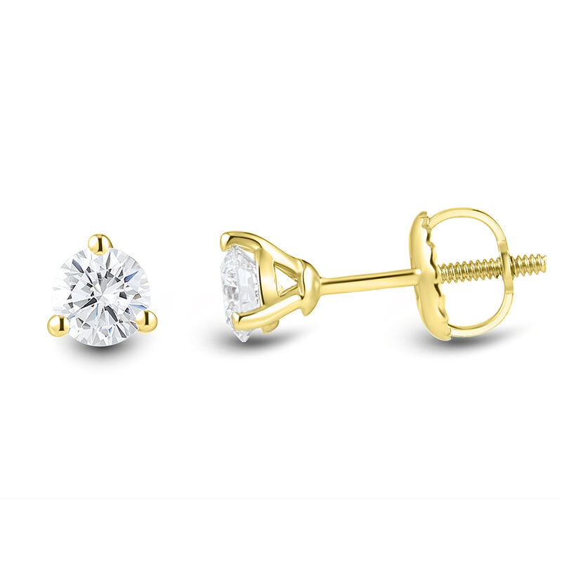 Lab Grown Diamond Martini Stud Earrings
