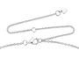 Diamond Bezel-Set Necklace in Sterling Silver &#40;1/10 ct. tw.&#41;