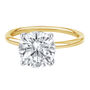 Lab Grown Diamond Solitaire Round Engagement Ring