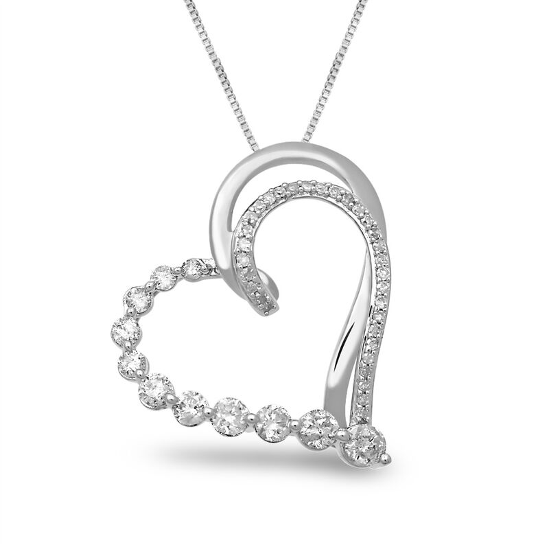 Diamond Journey Heart Pendant