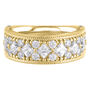 Ottavia Princess-Cut and Round Lab Grown Diamond Band in 14K Yellow Gold &#40;2 ct. tw.&#41;