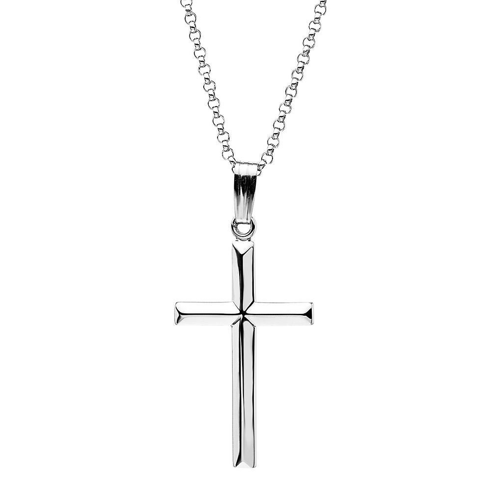 Children's Crucifix Cross Pendant in Sterling Silver | Helzberg Diamonds