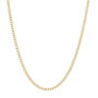 Men&rsquo;s Polished Curb Chain in 14K Yellow Gold, 2.2MM, 22&rdquo;