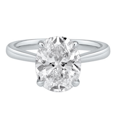 Lab Grown Diamond Solitaire Engagement Ring in Platinum (1 1/2 ct. tw.)