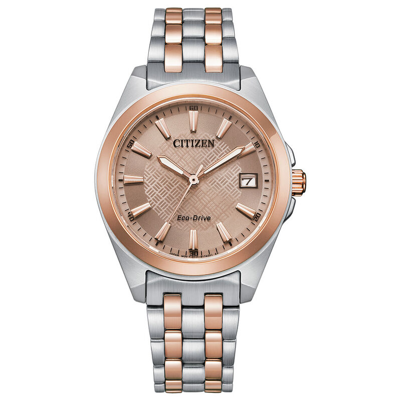 Corso Brown Women&rsquo;s Watch in Two-Tone Rose Gold Ion-Plated Stainless Steel