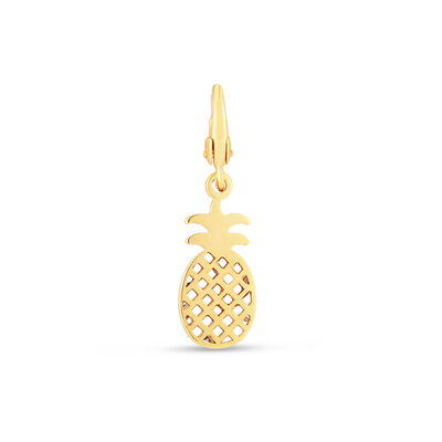 Pineapple Charm in 10K Yellow Gold