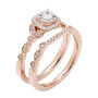 3/8 ct. tw. Diamond Engagement Ring Set in 10K Rose Gold