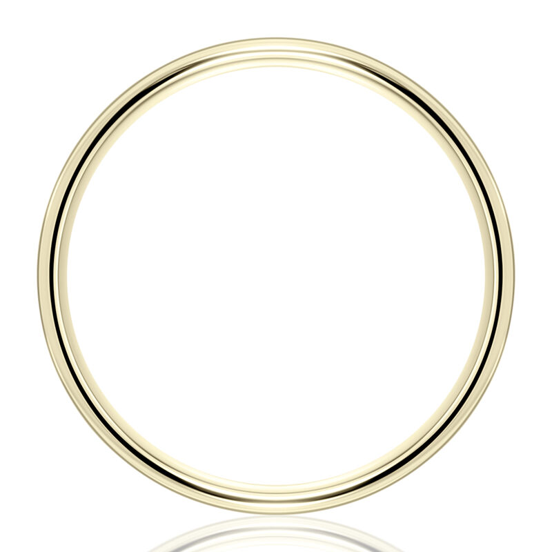 Men&#39;s Band in 10K Yellow Gold, 6MM