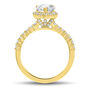 lab grown diamond pear-shaped engagement ring in 14K gold &#40;1 3/4 ct. tw.&#41; 
