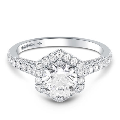 Honeybee Lab Grown Diamond Engagement Ring in Platinum (1 5/8 ct. tw.)
