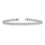Lab Grown Diamond Cluster Bracelet in 10K White Gold &#40;3 ct. tw.&#41;