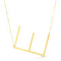 &quot;E&quot; Initial Necklace in 14K Yellow Gold