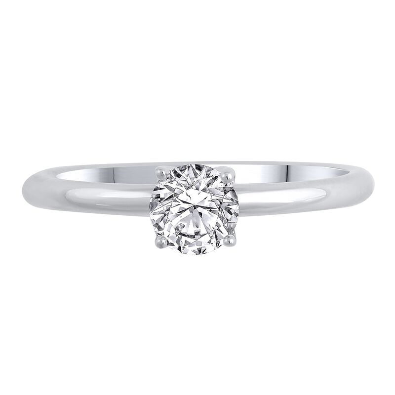  Lab Grown Diamond Solitaire Round Engagement Ring 