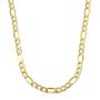 Polished Figaro Chain in 14K Yellow Gold, 22&quot;