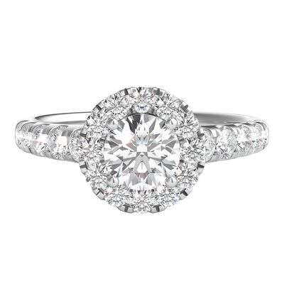 1 3/8 ct. tw. Diamond Engagement Ring in 14K White Gold