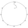 Moissanite Station Necklace in Sterling Silver &#40;2 1/4 ct. tw.&#41;