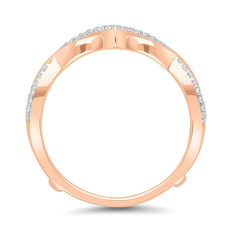 1/5 ct. tw. Diamond Ring Enhancer in 10K Rose Gold