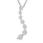 Journey Diamond Pendant in Sterling Silver &#40;1/10 ct. tw.&#41;