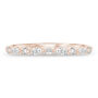 Round and Marquise-Cut Diamond Anniversary Band in 14K Gold &#40;1/4 ct. tw.&#41;