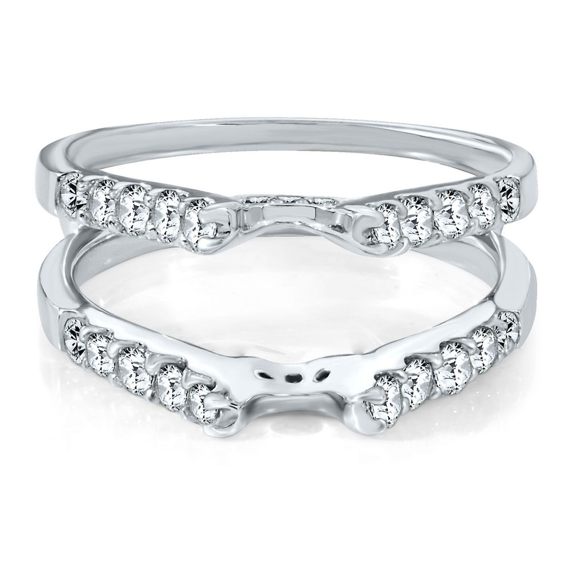5/8 ct. tw. Diamond Ring Enhancer in 14K White Gold | Helzberg Diamonds