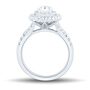Lab grown diamond oval engagement ring &#40;2 ct. tw.&#41;