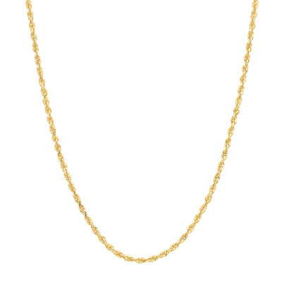 Rope Chain in 14K Gold, 20