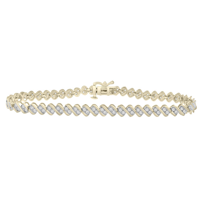 Diamond Line Bracelet in 10K Gold &#40;1 ct. tw.&#41; 