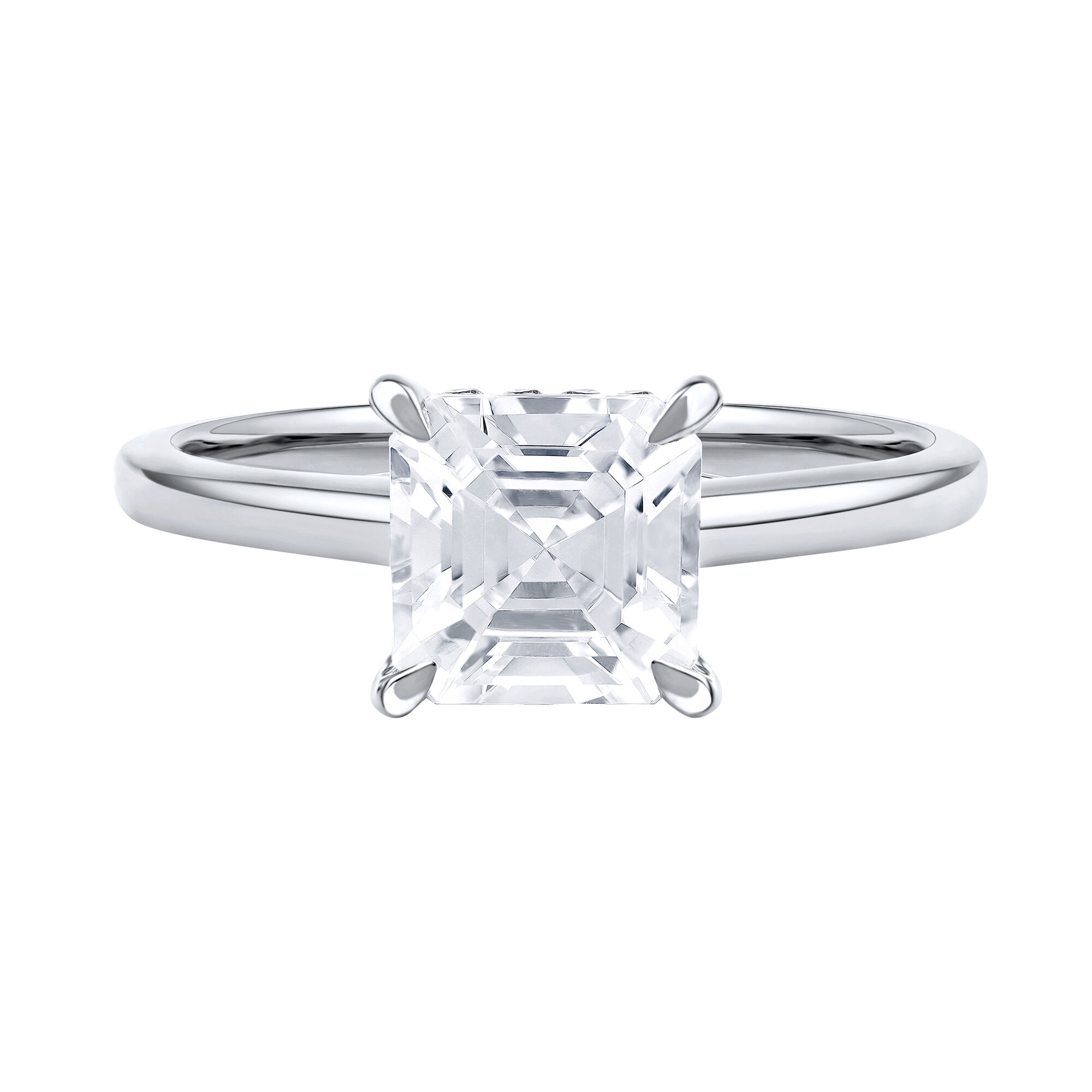 Harlow Lab Grown Diamond Engagement Ring in 14K White Gold &#40;2 1/7 ct. tw.&#41;