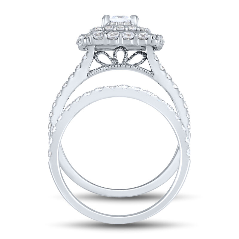 Diamond Engagement Set in 14K White Gold &#40;1 1/2 ct. tw.&#41;