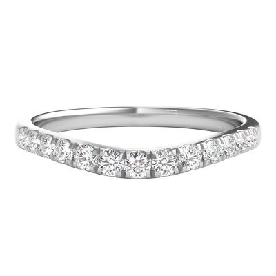 1/2 ct. tw. Diamond Contour Band in 14K Gold