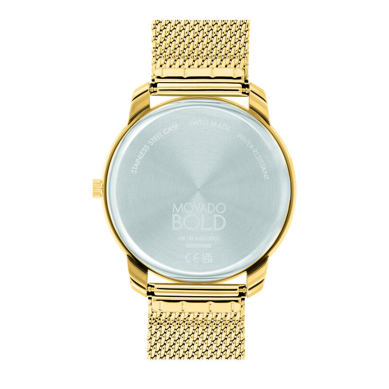 BOLD Thin Men&rsquo;s Watch in Gold-Tone Ion-Plated Stainless Steel