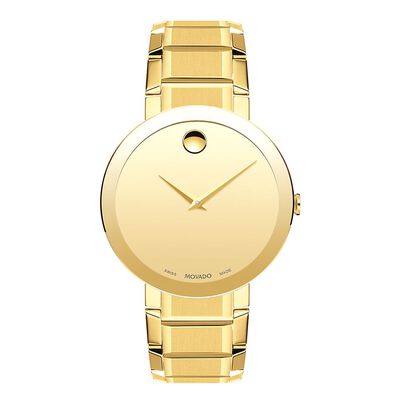 Sapphire Men’s Watch in Yellow Gold-Tone Ion-Plated Stainless Steel, 39mm