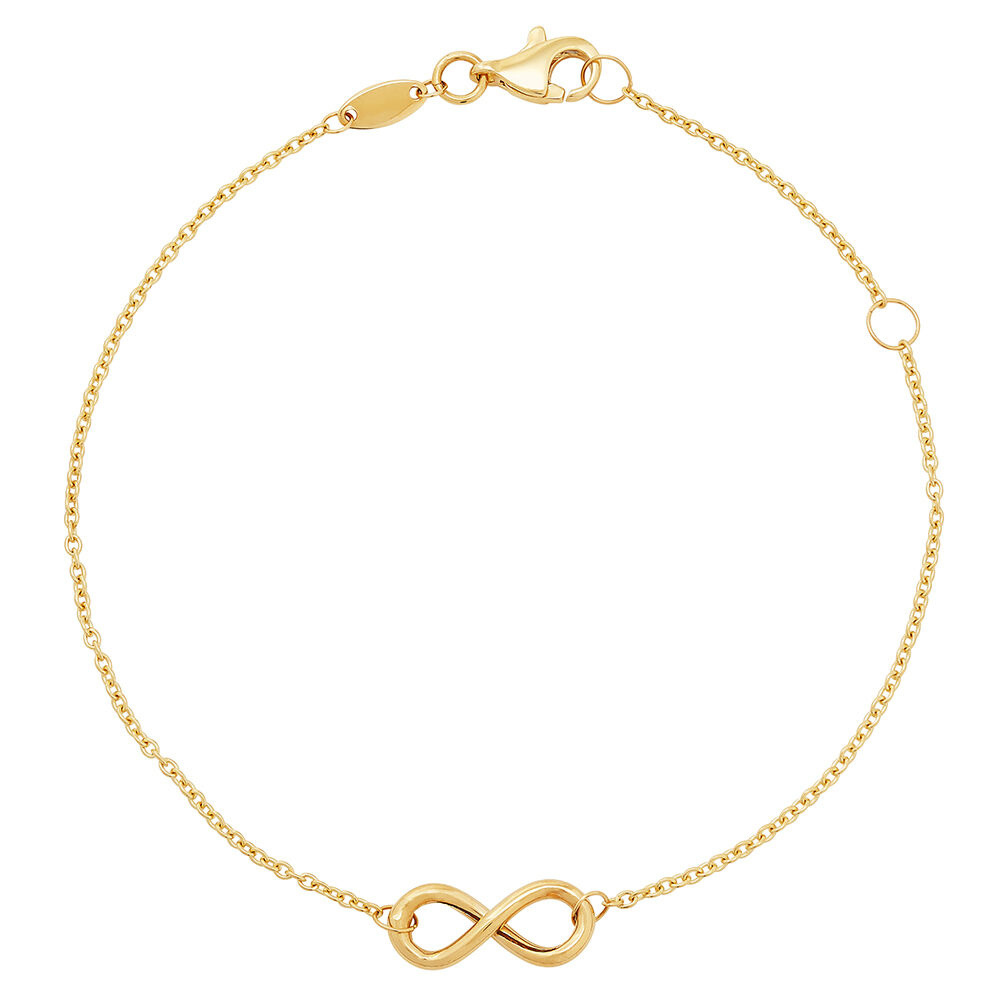 14kt Gold Rope Infinity Bracelet | Wedding Bands & Co.