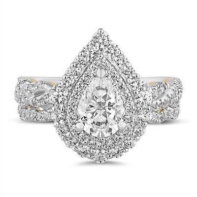 Florence Lab Grown Diamond Bridal Set in 14K White Gold (2 ct. tw.)