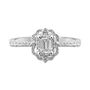 Lily Emerald-Cut Diamond Engagement Ring in 14K White Gold &#40;1 ct. tw.&#41;