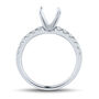 1/3 ct. tw. Lab Grown Diamond Semi-Mount Engagement Ring in 14K White Gold &#40;Setting Only&#41;