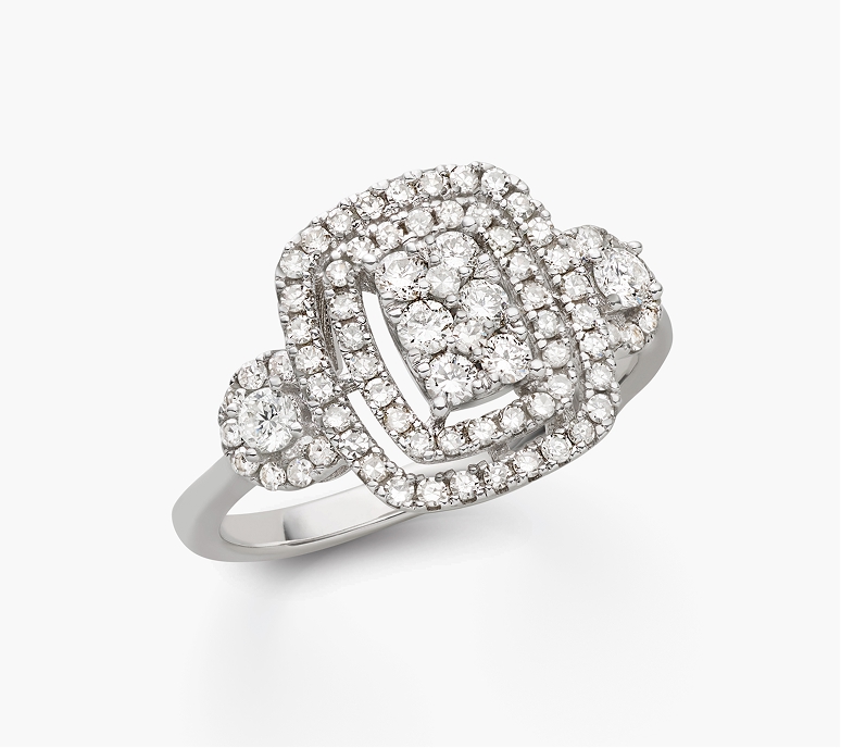 Shop diamond cluster rings