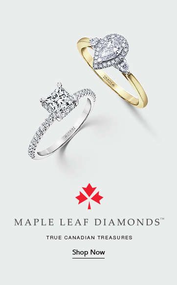 Maple Leaf Diamonds. True Canadian Treasures. Shop Now